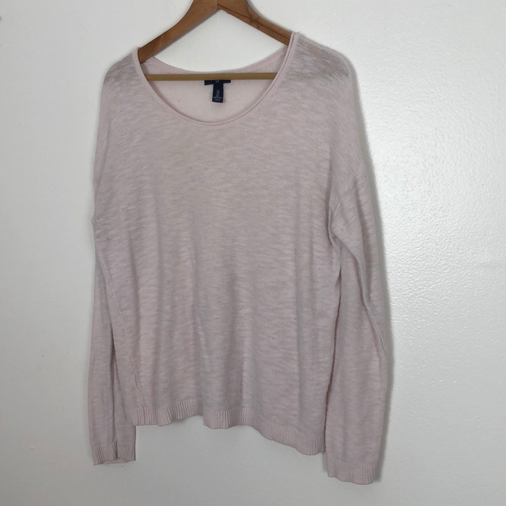 Gap factory pink scoopneck sweater size large - Picture 2 of 4